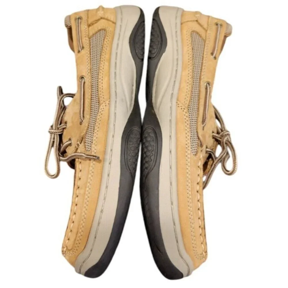 Reel Legends Catamaran II Lace Up Leather Boat Shoes Men's 8.5